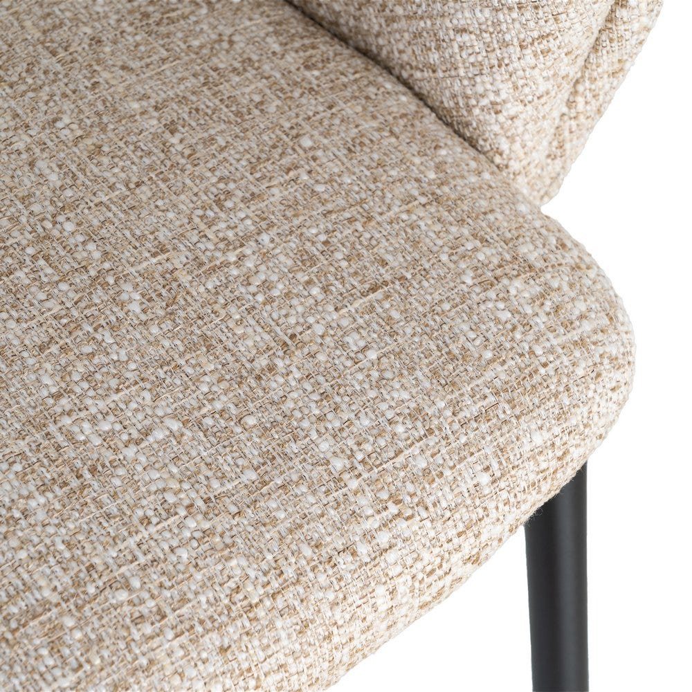 Pack de 2 Sillas Brazos Beige Tejido-Metal 59 x 61 x 82 cm - Imagen 10