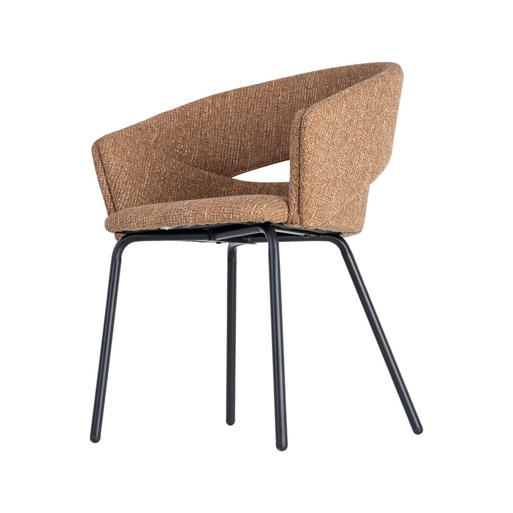 Pack de 2 Sillas Brazos Moka Tejido-Metal 59 x 61 x 82 cm - Imagen 5