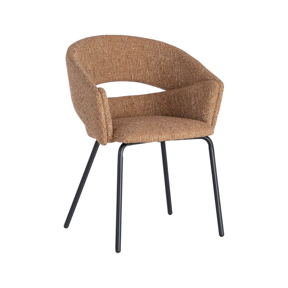 Pack de 2 Sillas Brazos Moka Tejido-Metal 59 x 61 x 82 cm - Imagen 2