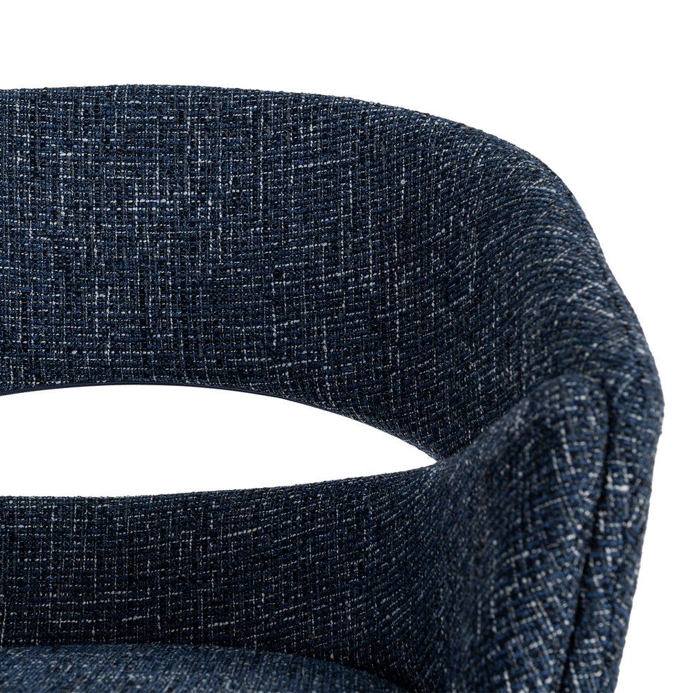Pack de 2 Sillas Brazos Azul Tejido-Metal 59 x 61 x 82 cm - Imagen 9