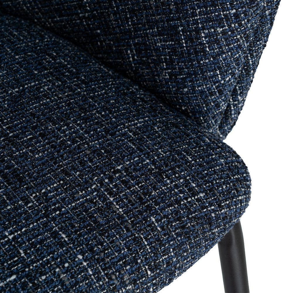 Pack de 2 Sillas Brazos Azul Tejido-Metal 59 x 61 x 82 cm - Imagen 10