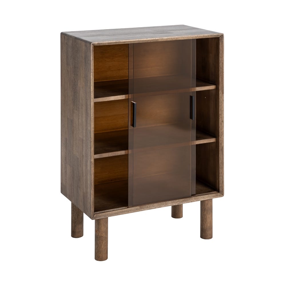 Vitrina Marrón Madera-Cristal 70 x 40 x 100 cm - Imagen 3