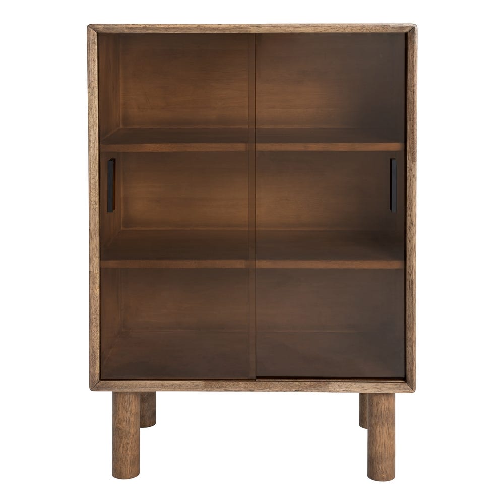 Vitrina Marrón Madera-Cristal 70 x 40 x 100 cm - Imagen 4