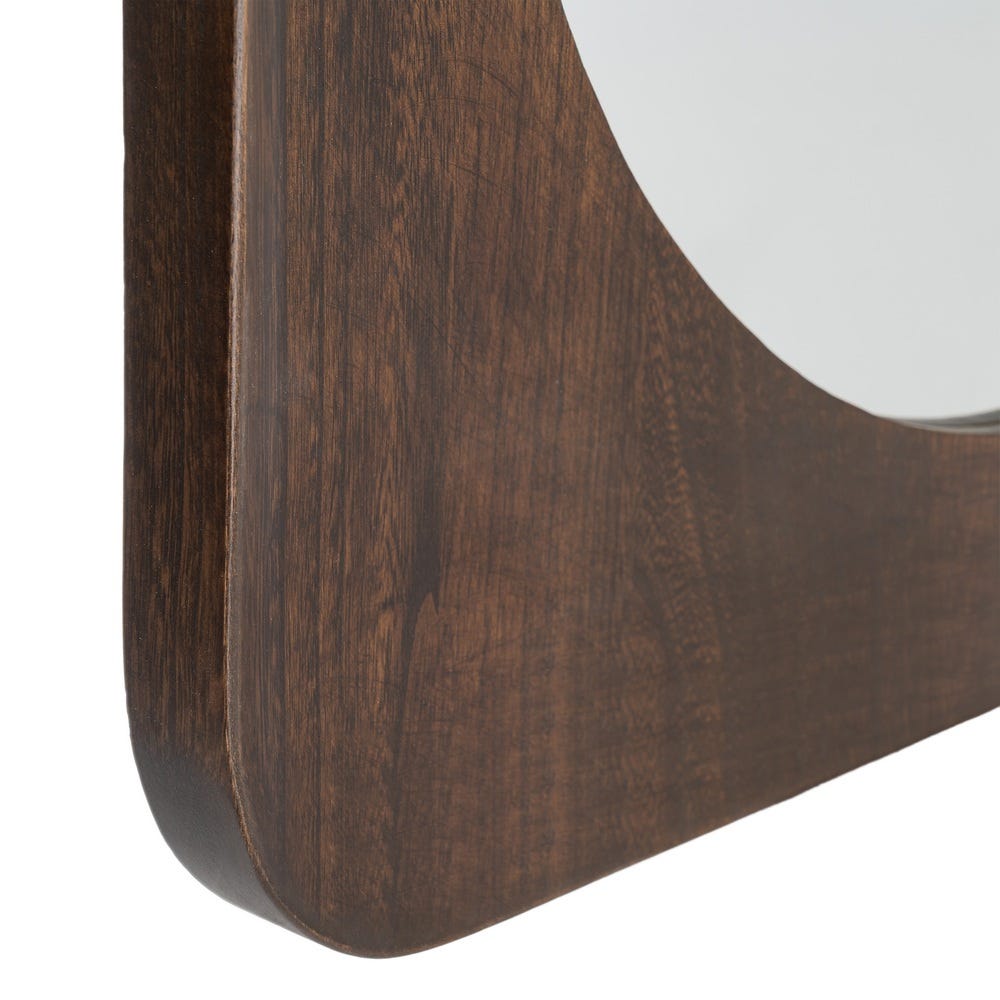 Espejo Nogal Madera Paulonia Decoración 80 x 4 x 80 cm - Imagen 5