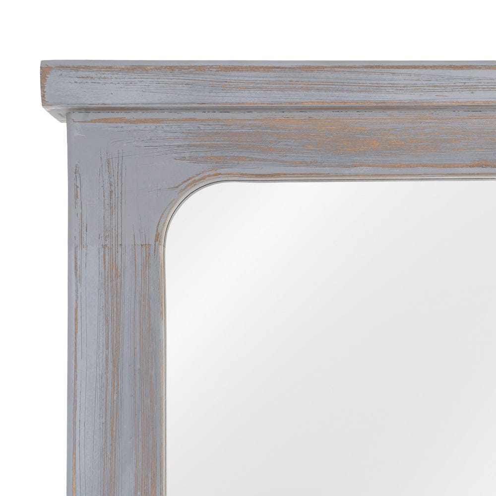 Espejo Gris Madera Paulonia Decoración 80 x 7 x 170 cm - Imagen 4