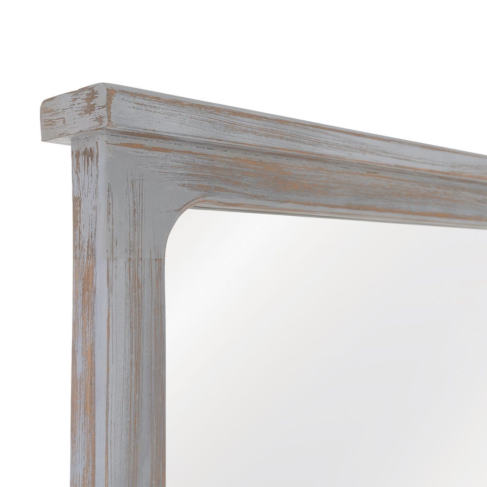 Espejo Gris Madera Paulonia Decoración 80 x 7 x 170 cm - Imagen 5