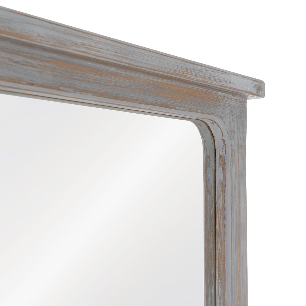 Espejo Gris Madera Paulonia Decoración 80 x 7 x 170 cm - Imagen 6