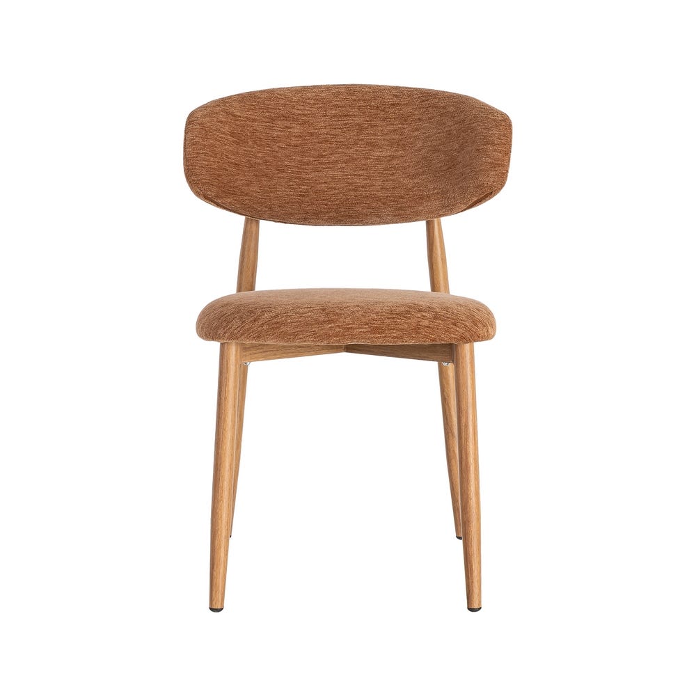 Pack de 2 Sillas Melocotón Tejido-Metal Contract 53 x 51 x 76,50 cm - Imagen 3