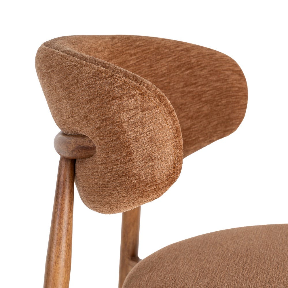 Pack de 2 Taburete Melocotón Tejido-Metal Contract 53 x 52 x 95 cm - Imagen 6
