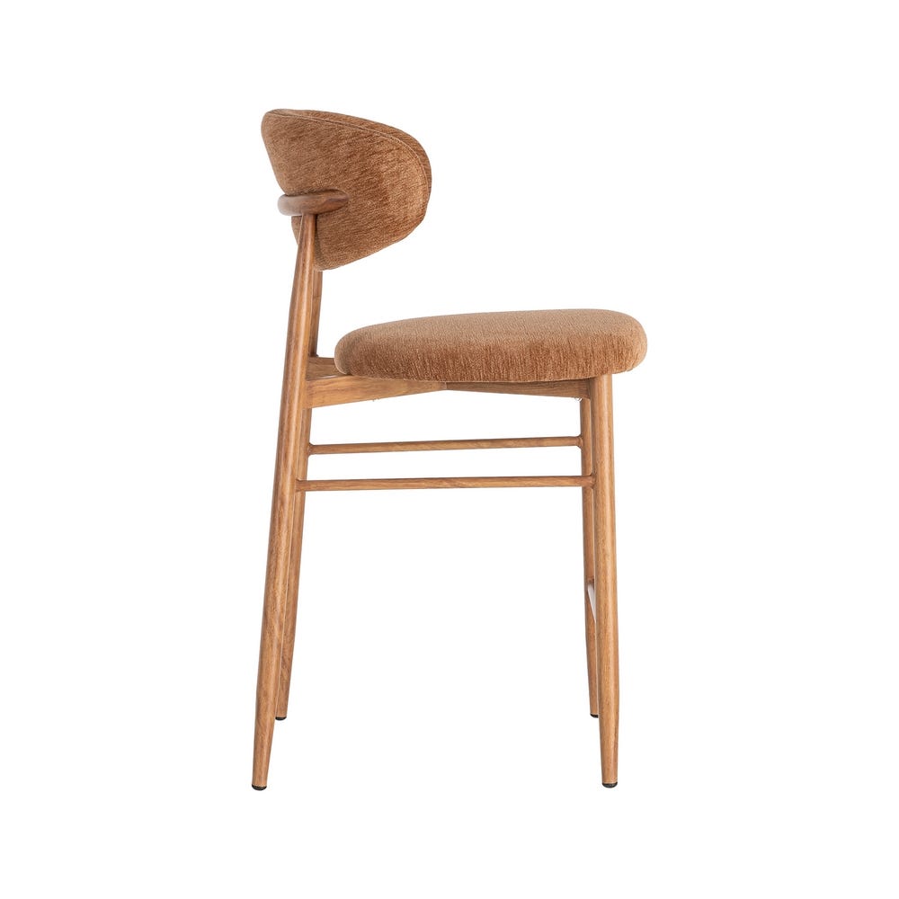 Pack de 2 Taburete Melocotón Tejido-Metal Contract 53 x 52 x 95 cm - Imagen 2