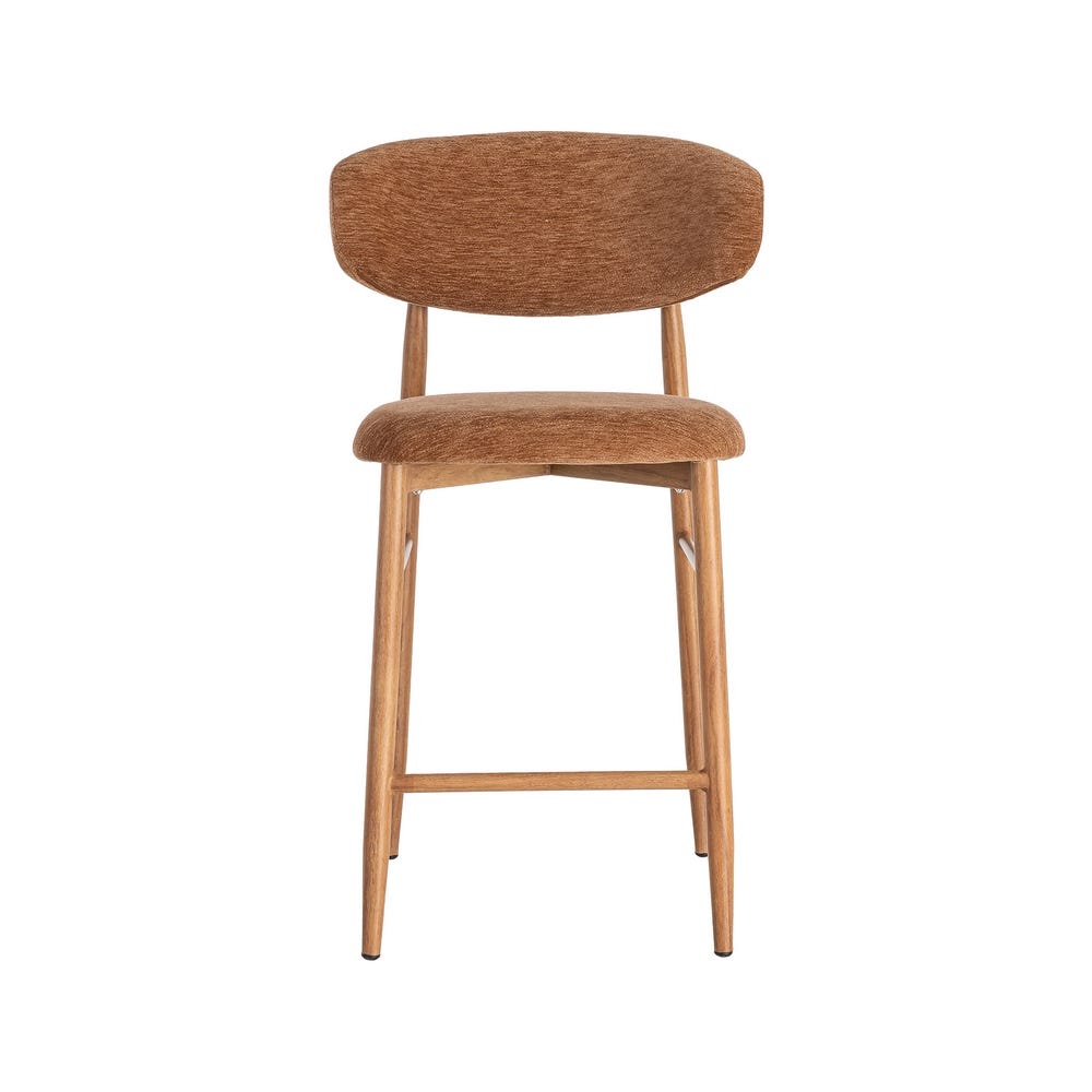 Pack de 2 Taburete Melocotón Tejido-Metal Contract 53 x 52 x 95 cm - Imagen 4
