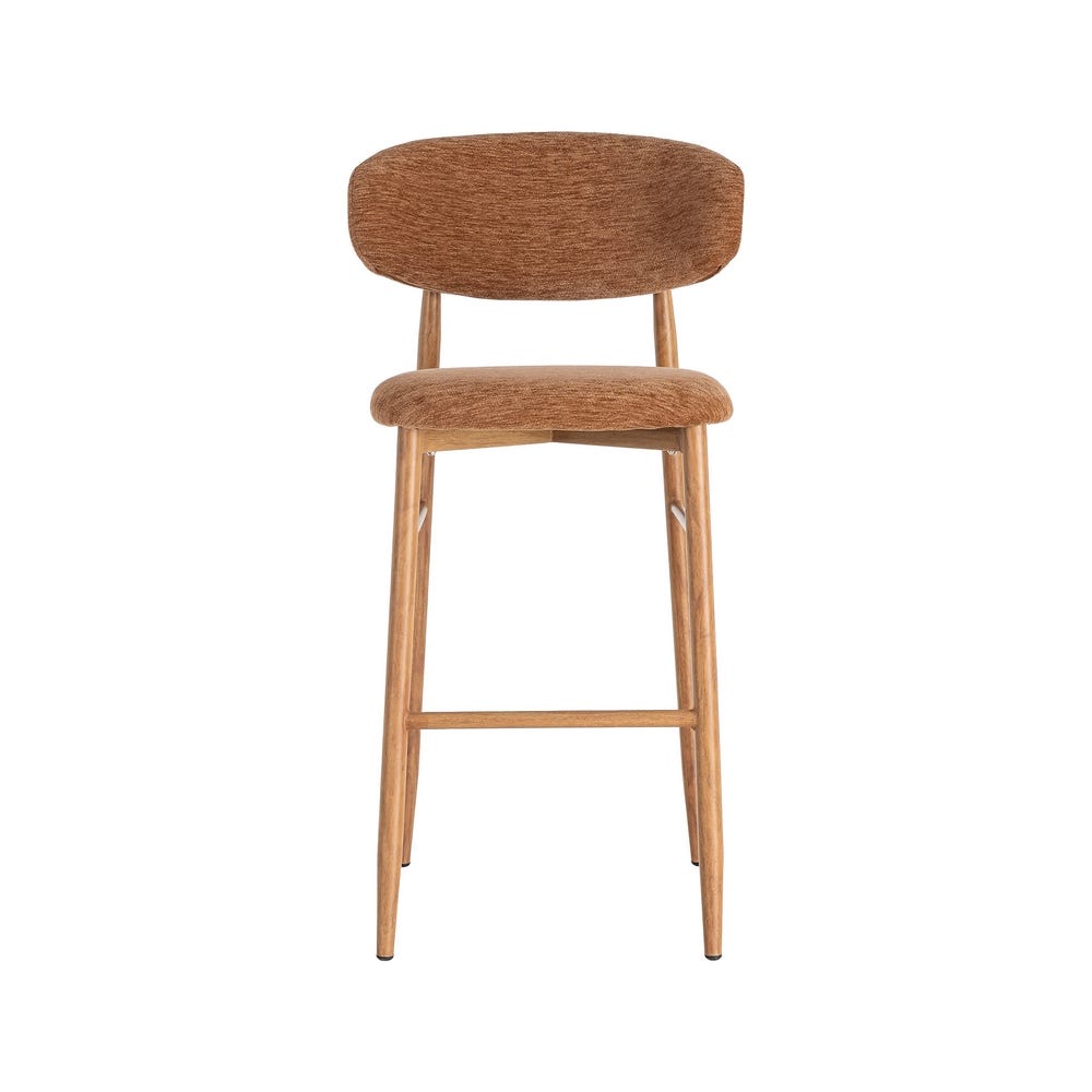Pack de 2 Taburete Melocotón Tejido-Metal Contract 54 x 52 x 105 cm - Imagen 4