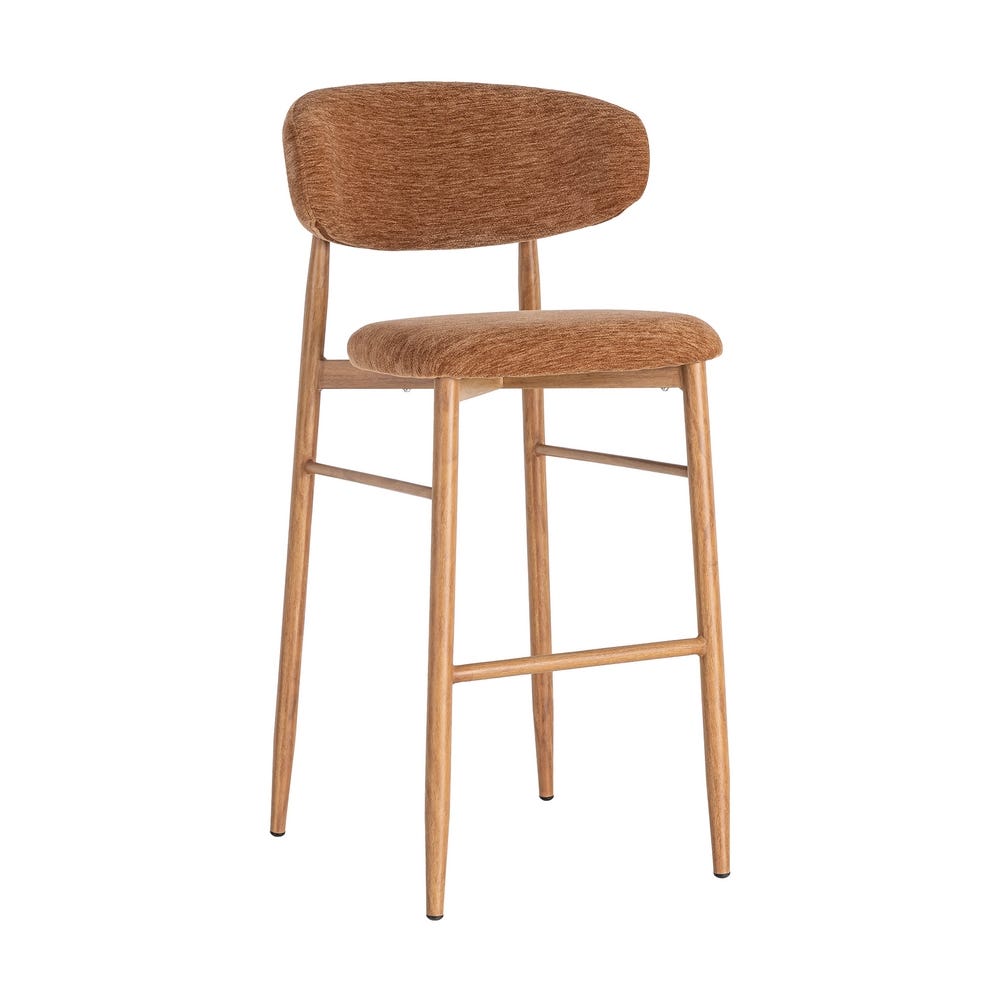 Pack de 2 Taburete Melocotón Tejido-Metal Contract 54 x 52 x 105 cm - Imagen 5