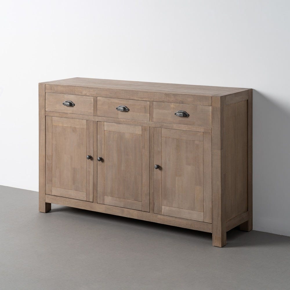 Aparador Natural Madera De Pino 140 x 40 x 86,50 cm - Imagen 12