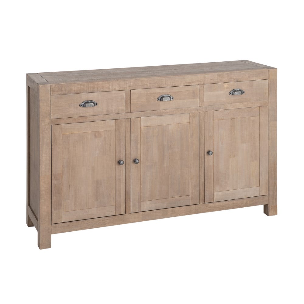 Aparador Natural Madera De Pino 140 x 40 x 86,50 cm - Imagen 2