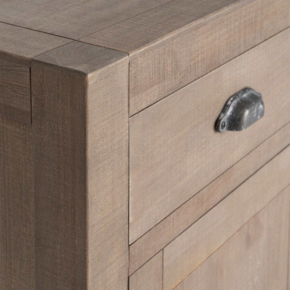 Aparador Natural Madera De Pino 140 x 40 x 86,50 cm - Imagen 5