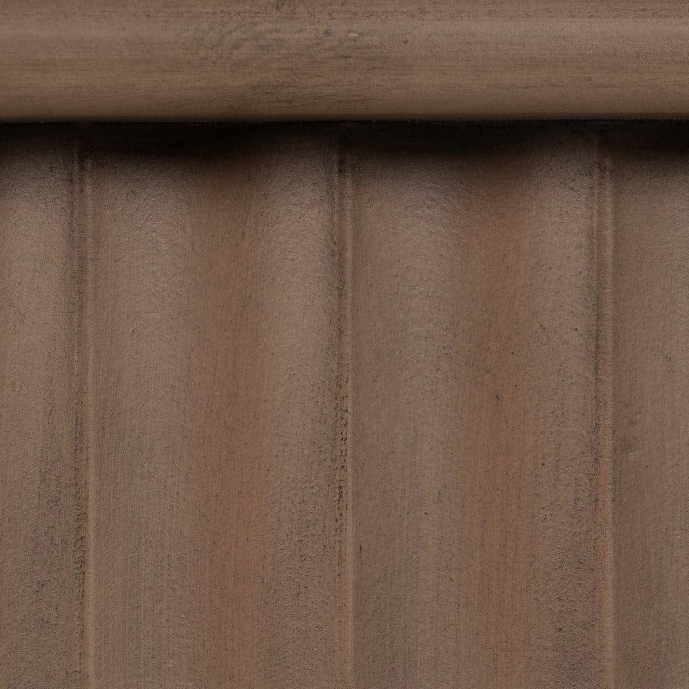 Mesa Auxiliar Cuadrada de Madera Marrón 71 cm - Elegante y Funcional para Espacios Pequeños con Almacenaje Adicional - Imagen 5