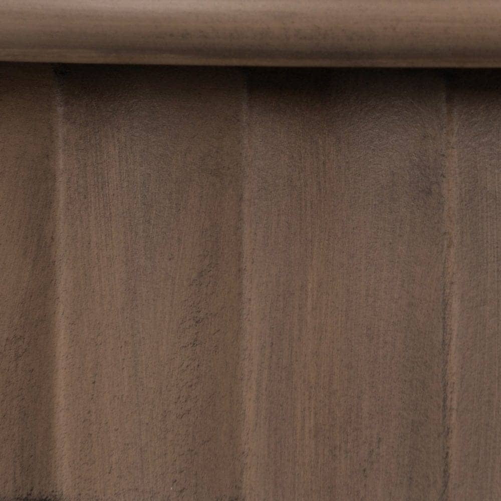 Mesita Auxiliar Pequeña de Madera Marrón 66 cm - Elegante y Funcional con Estante Inferior para Sofá o Cama - Imagen 4