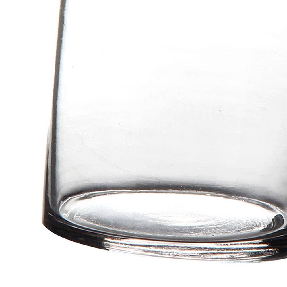 Jarrón Cilíndrico de Vidrio 560 ml - 8x8x15 cm - Imagen 3