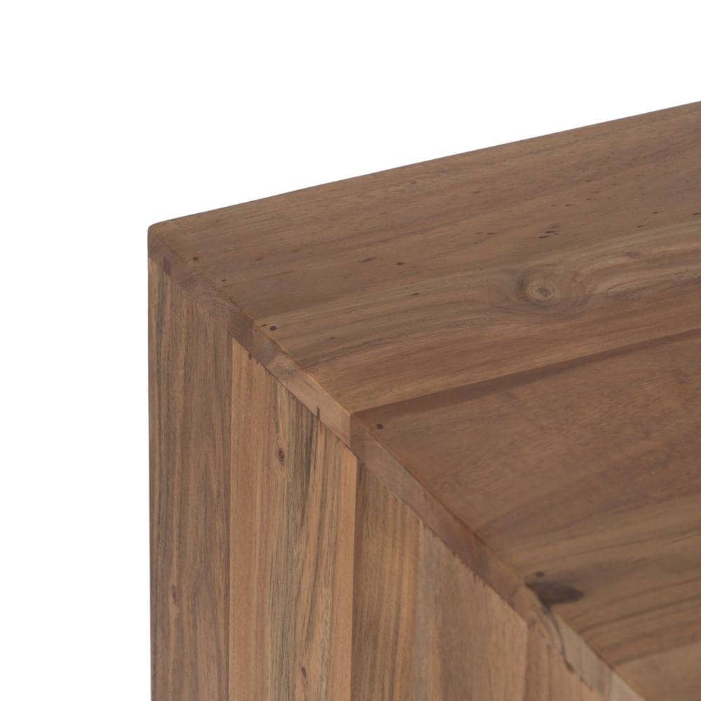 Aparador de Madera y Metal para Salón de Diseño Industrial - 175 cm, Acabado Natural y Estilo Moderno - Imagen 3