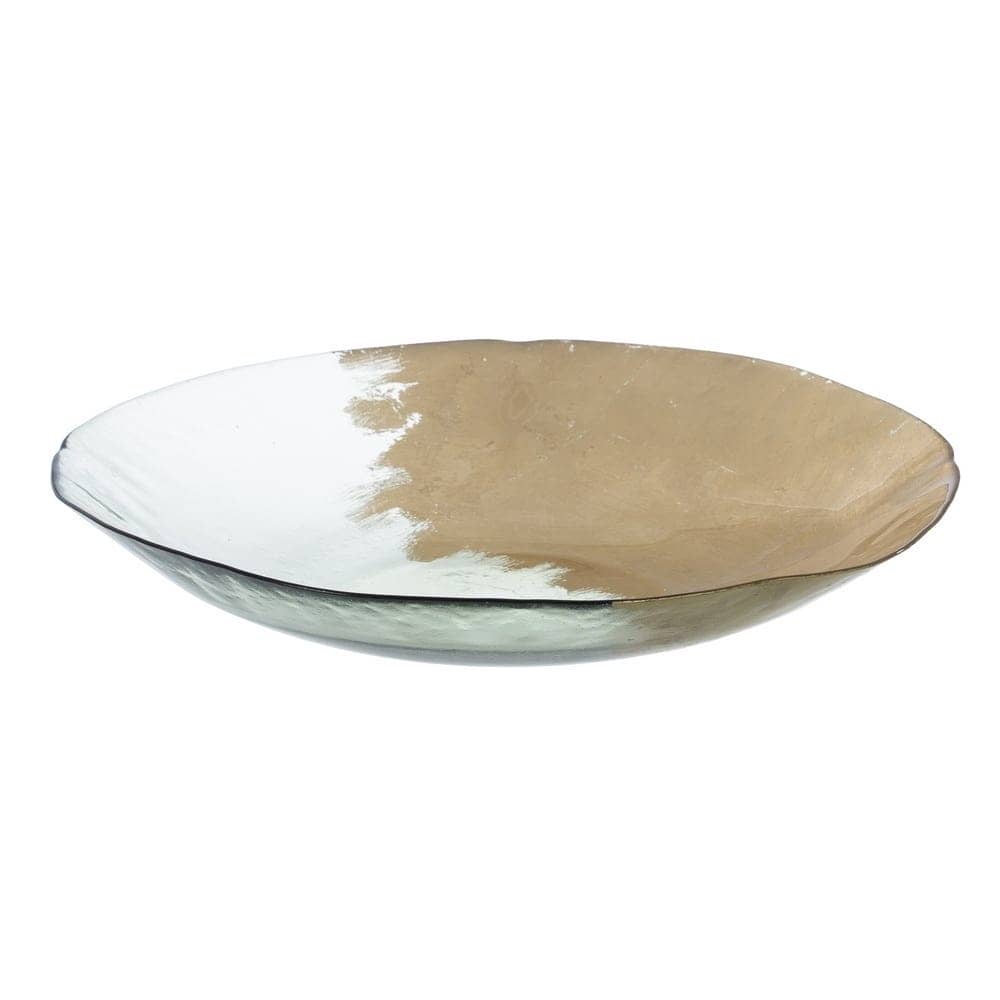Centro de Mesa Dorado de Cristal - Decoración Elegante 6,5 cm para Hogar y Eventos
