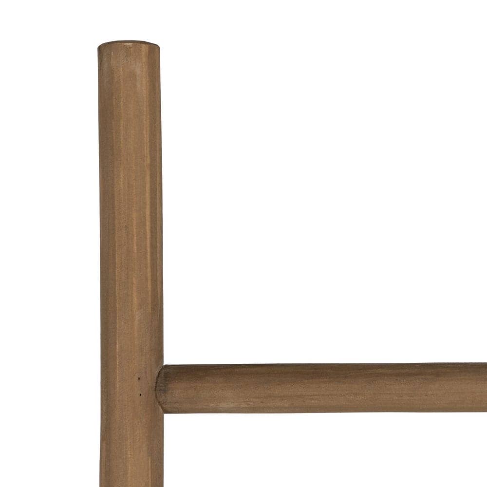 Escalera Natural de Madera de Roble para Decoración - 189 cm, Estilo Elegante y Funcional - Imagen 4