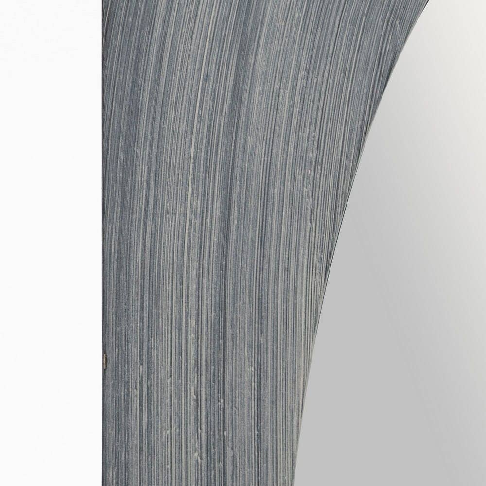 Espejo Vertical Blanco Rozado de Madera de Paulonia - 175 cm para Espacios Luminosos con Anillas de Sujeción - Imagen 4