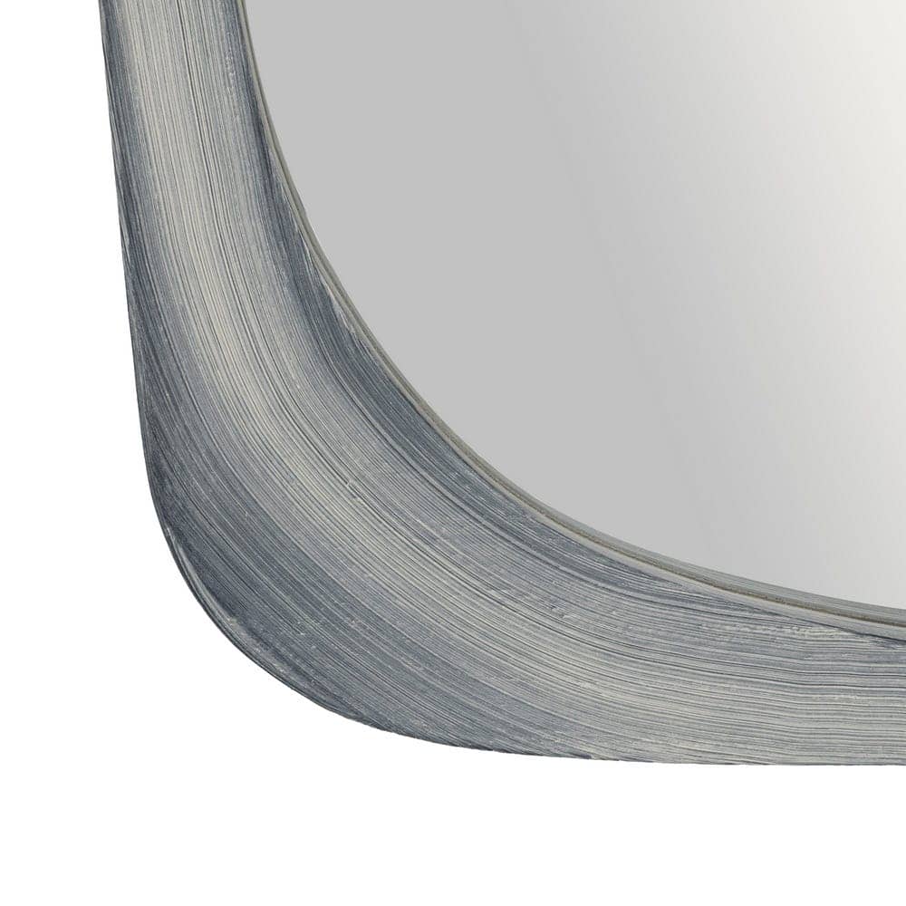 Espejo Vertical Blanco Rozado de Madera de Paulonia - 175 cm para Espacios Luminosos con Anillas de Sujeción - Imagen 7