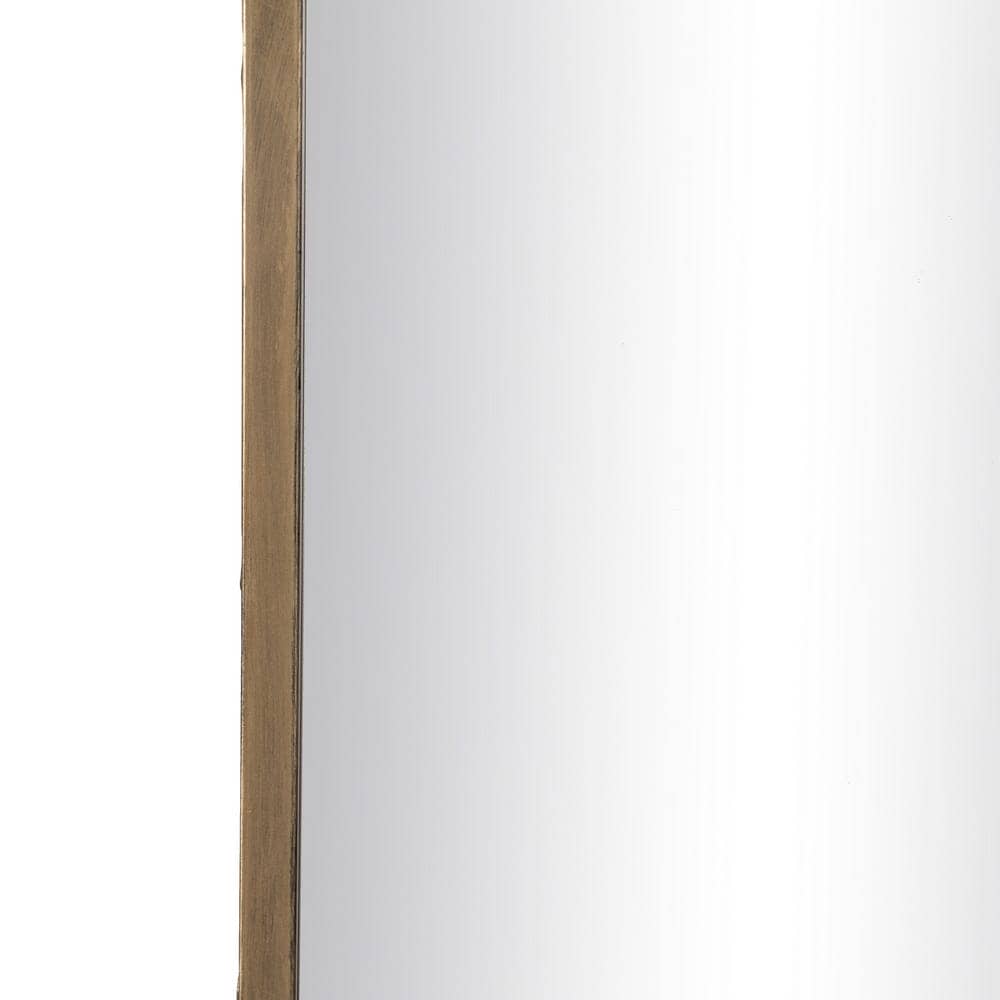 Espejo con Estante de Metal Dorado Vintage 65 cm - Elegancia y Funcionalidad para tu Hogar - Imagen 4