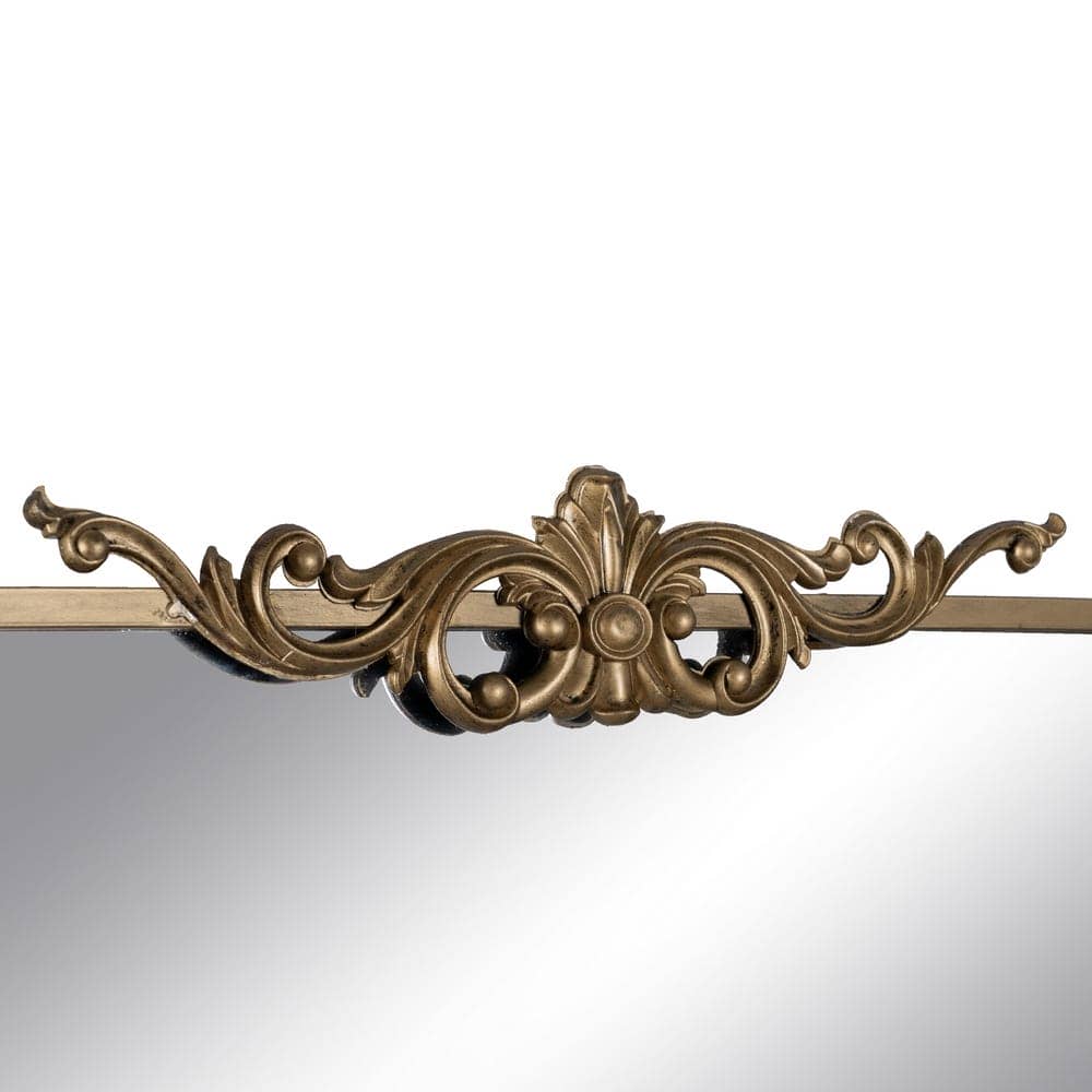 Espejo con Estante de Metal Dorado Vintage 65 cm - Elegancia y Funcionalidad para tu Hogar - Imagen 6