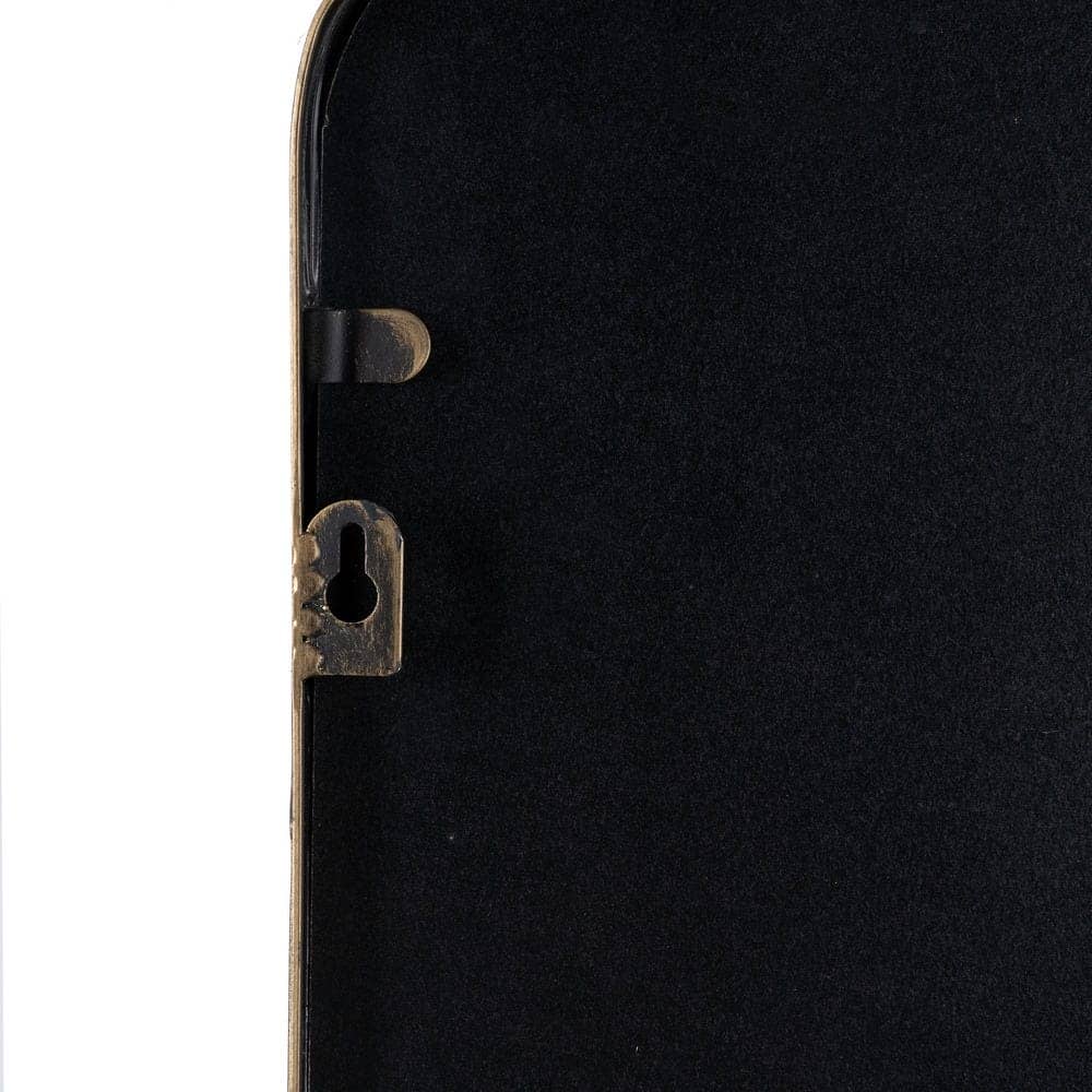 Espejo con Estante de Metal Dorado Vintage 65 cm - Elegancia y Funcionalidad para tu Hogar - Imagen 9