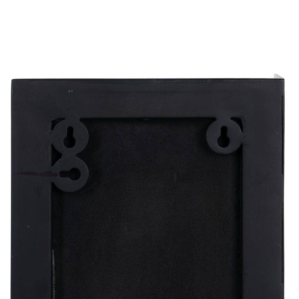 Espejo Moderno con Estante en Metal Negro y Oro de 20 cm - Diseño Elegante y Funcional para Decorar tu Hogar - Imagen 8