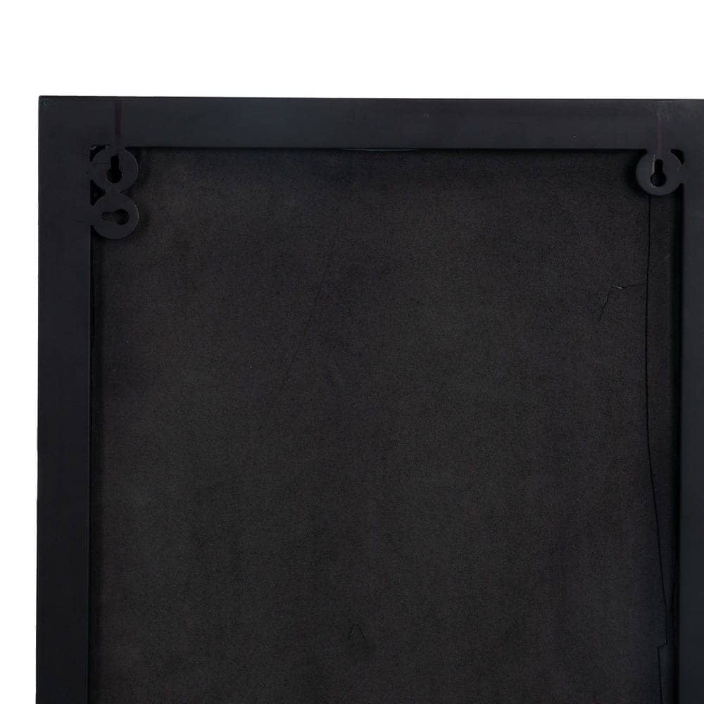 Espejo Decorativo con Estante Metálico en Negro y Oro - 40 cm, Diseño Moderno para Entrada y Salón - Imagen 8