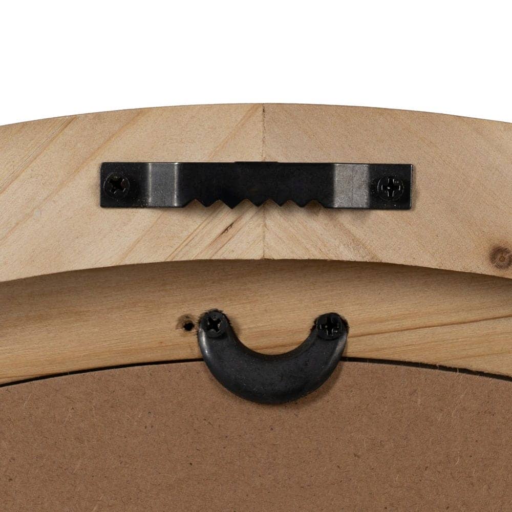 Espejo de Madera Natural de Abeto 50 cm con Gancho Incluido - Decoración Elegante para Tu Hogar - Imagen 6