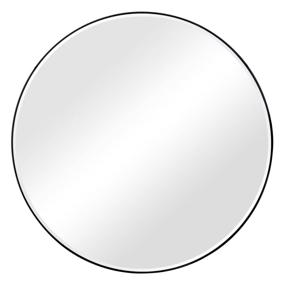 Espejo Decorativo Moderno con Marco Negro de 100 cm - Ideal para Salones y Recibidores, Diseño Elegante y Sofisticado - Imagen 2