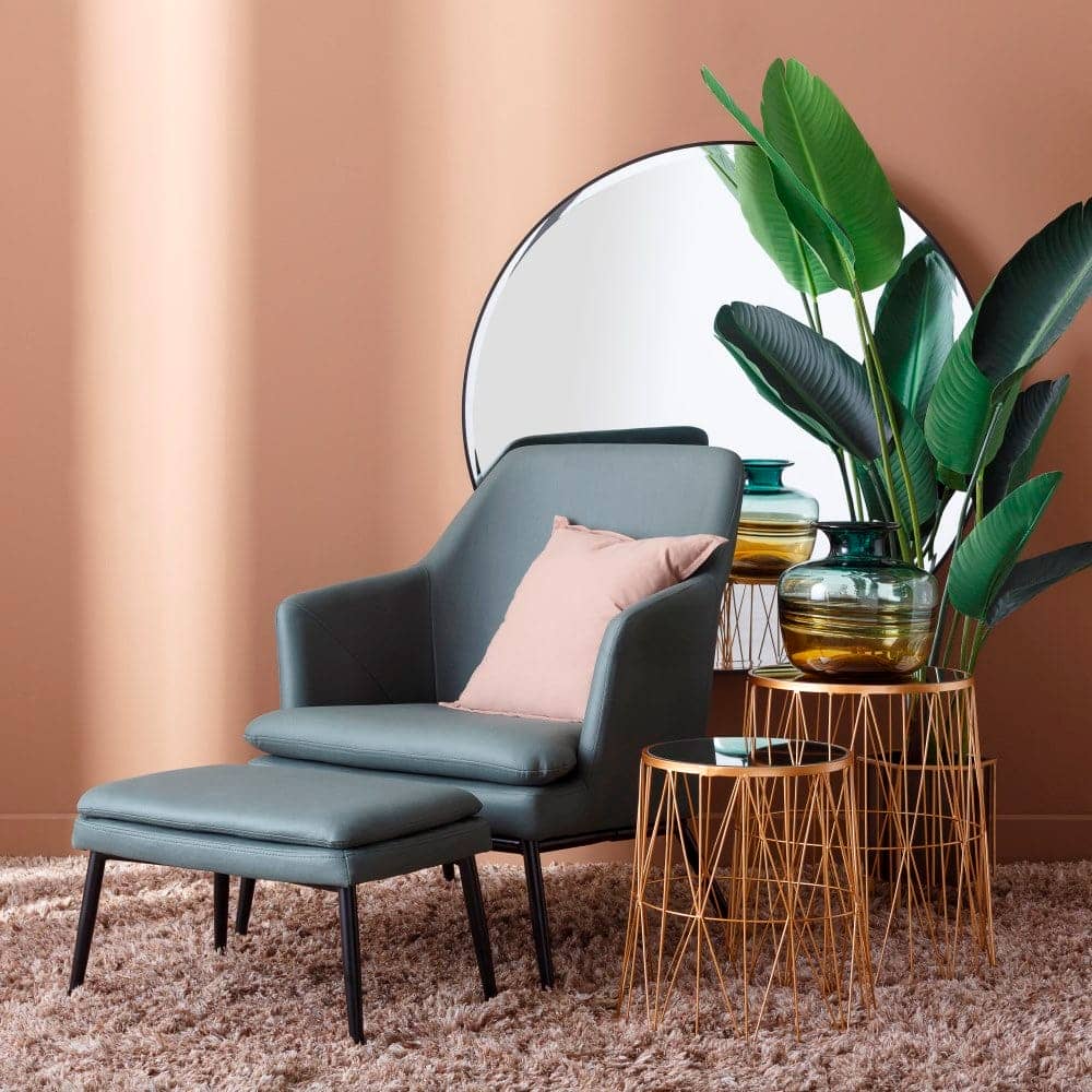 Espejo Decorativo Moderno con Marco Negro de 100 cm - Ideal para Salones y Recibidores, Diseño Elegante y Sofisticado - Imagen 5