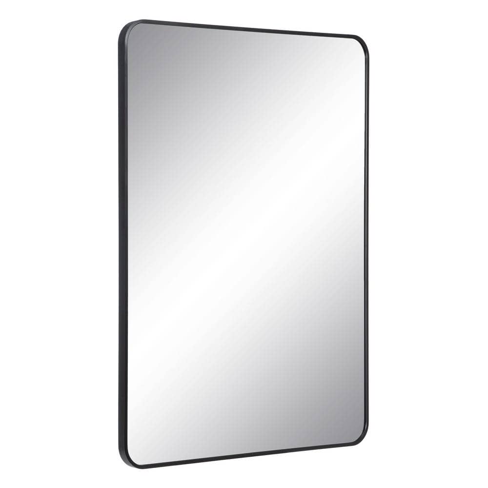 Espejo Decorativo Moderno de Aluminio y Cristal Negro 101 cm - Diseño Elegante y Funcional para Hogar y Oficina - Imagen 2