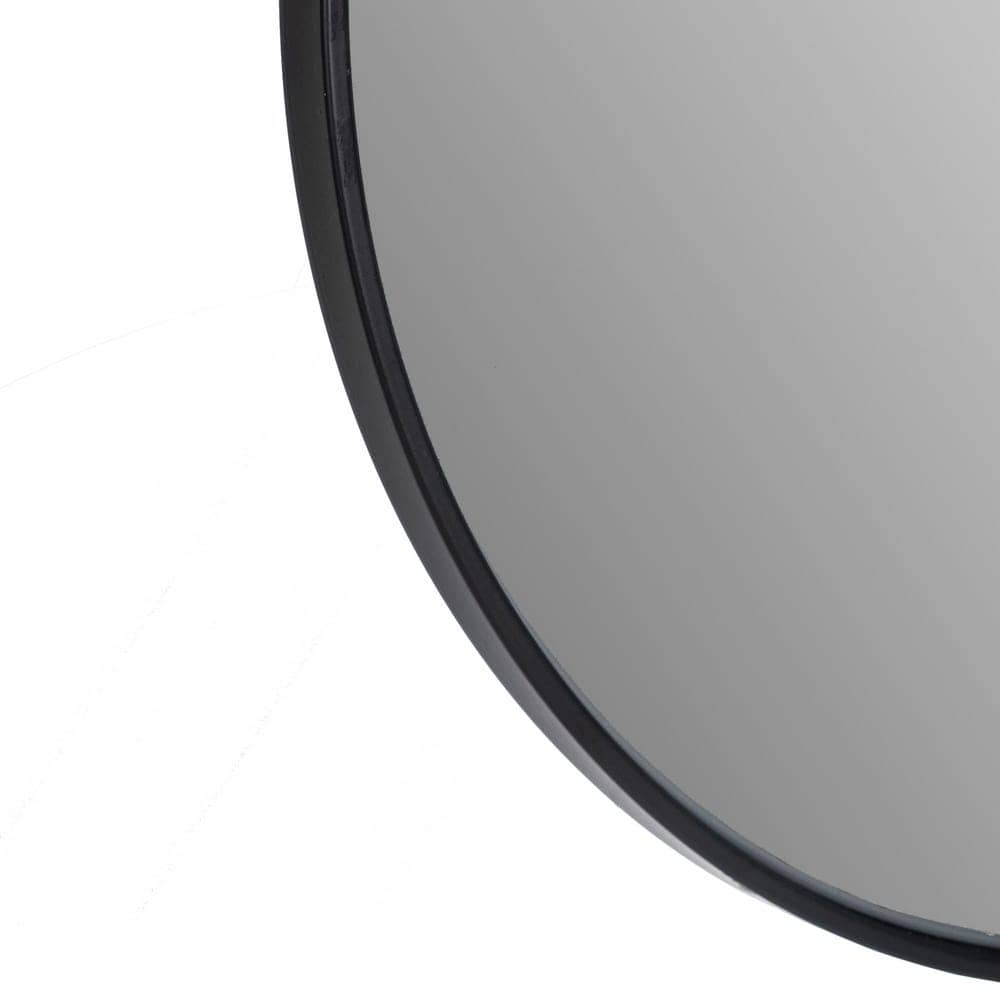Espejo Decorativo de Metal y Cristal Gris 40 cm - Diseño Moderno y Elegante para Baños, Pasillos y Dormitorios - Imagen 5