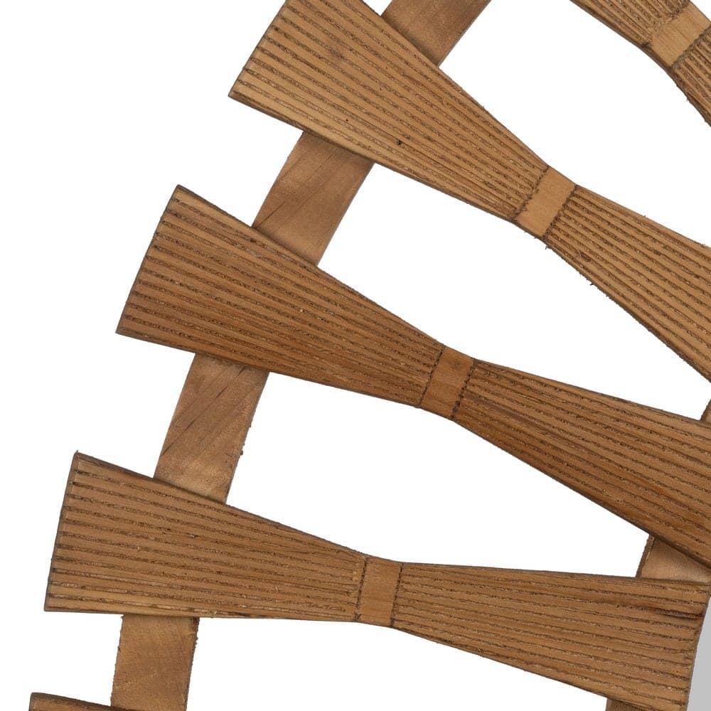 Espejo Natural de Madera de Abeto 100 cm - Decoración Elegante y Moderna para Salón, Baño y Recibidor - Imagen 3