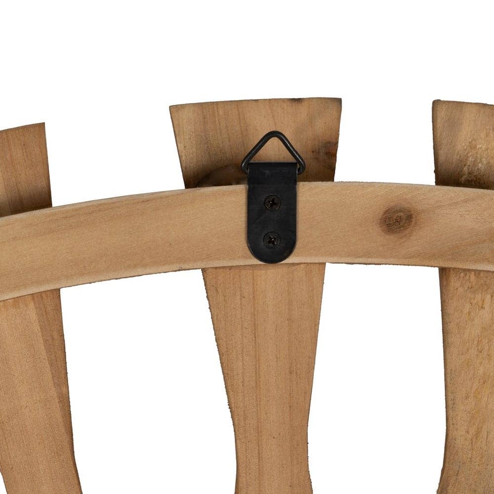 Espejo Natural de Madera de Abeto 100 cm - Decoración Elegante y Moderna para Salón, Baño y Recibidor - Imagen 6