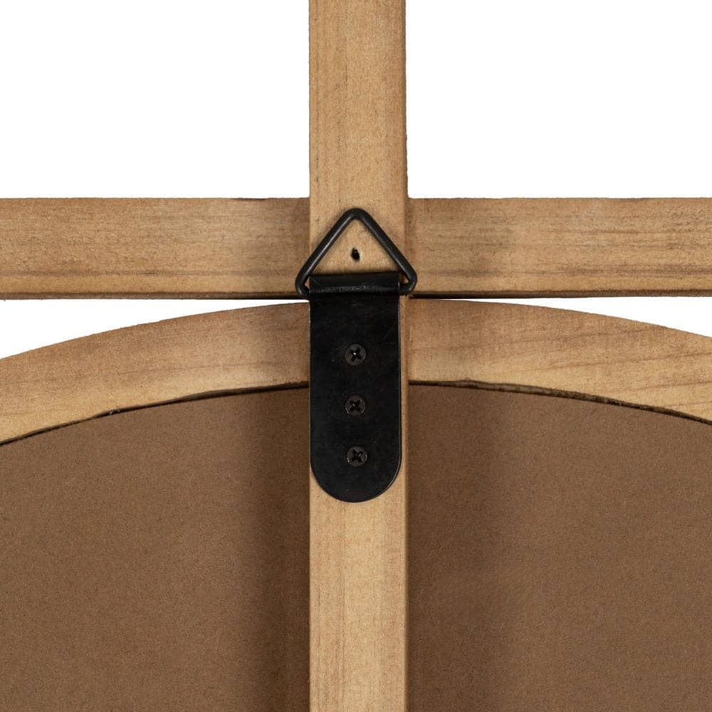 Espejo Natural de Madera de Abeto 100 cm - Decoración Elegante y Moderna para Salón, Recibidor y Baño - Imagen 6