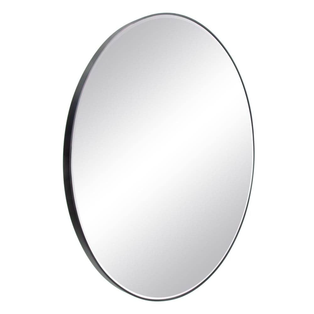 Espejo Negro de Aluminio y Cristal 120 cm - Diseño Moderno y Elegante para Decoración de Interiores - Imagen 2