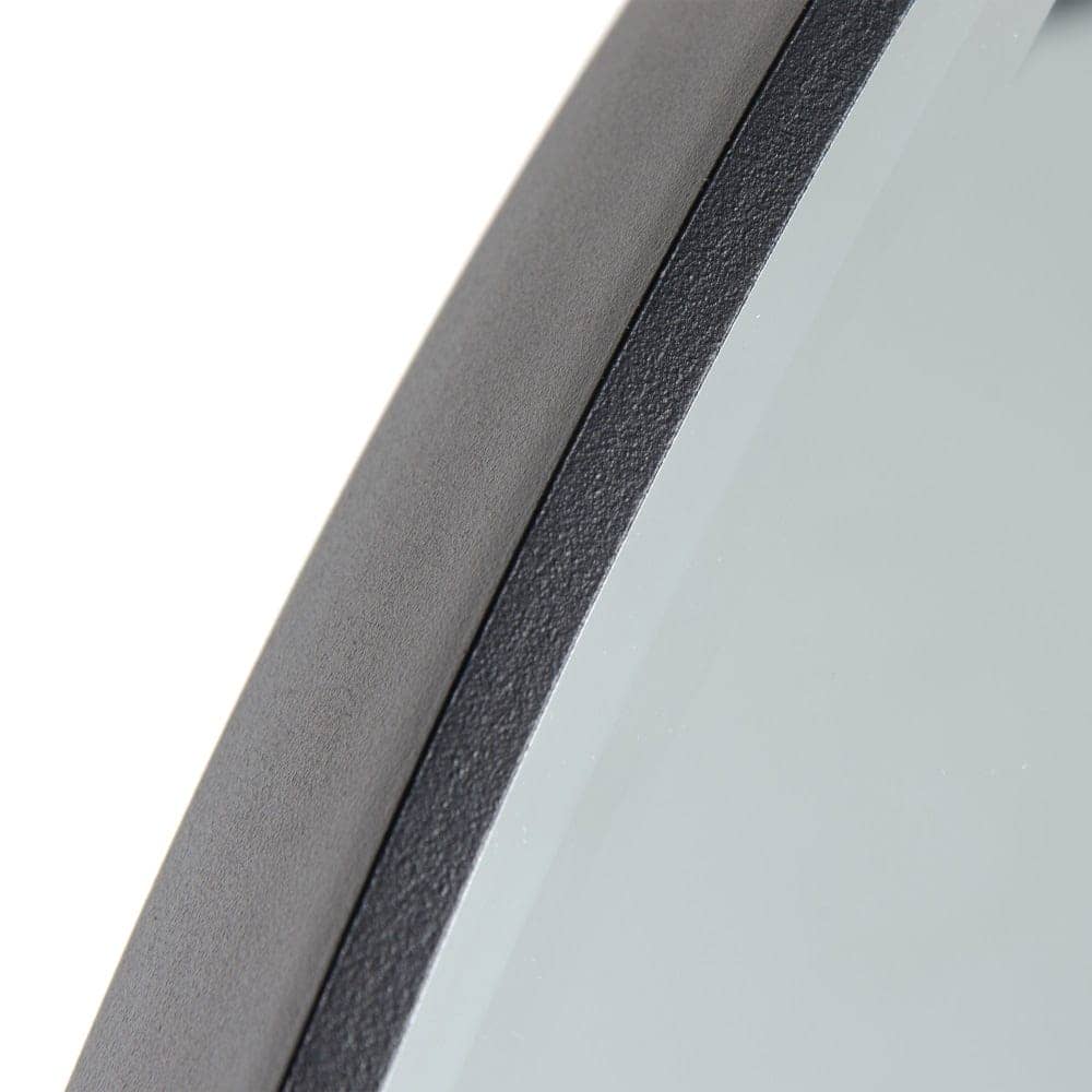 Espejo Negro de Aluminio y Cristal 120 cm - Diseño Moderno y Elegante para Decoración de Interiores - Imagen 3