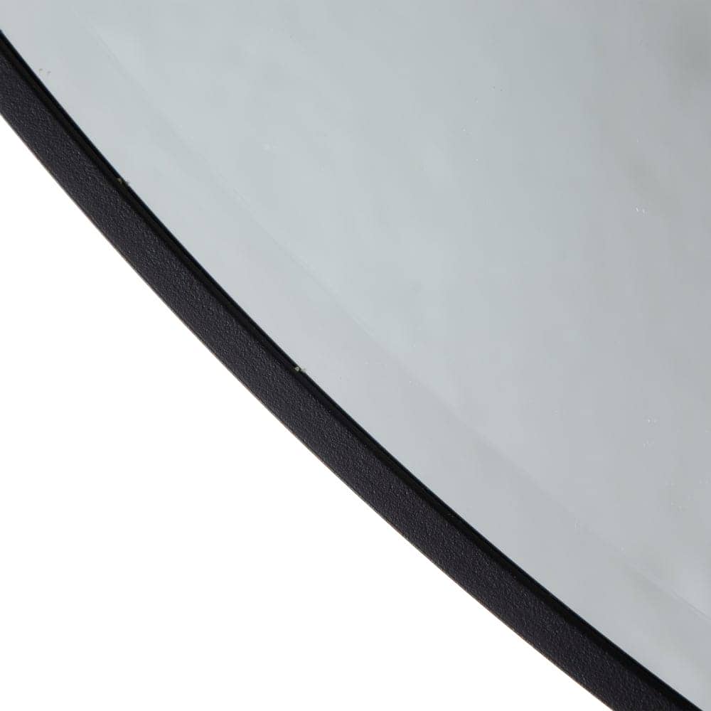 Espejo Negro de Aluminio y Cristal 120 cm - Diseño Moderno y Elegante para Decoración de Interiores - Imagen 4