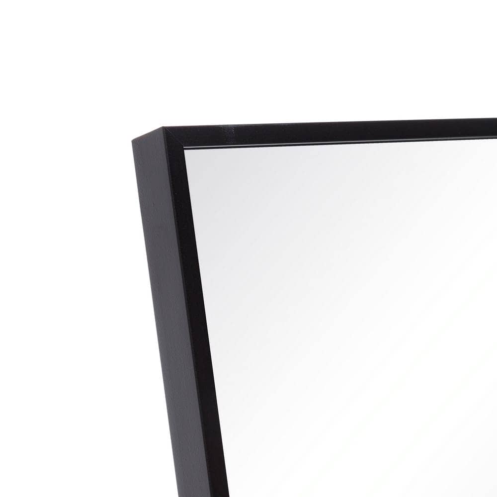 Espejo Negro de Aluminio y Cristal de 151 cm - Elegancia Moderna para tu Hogar - Imagen 2