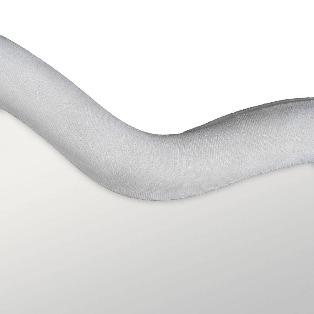 Espejo Nube Blanco con Marco DM de 60 cm - Diseño Elegante y Moderno, Incluye Sistema de Anclaje - Imagen 3