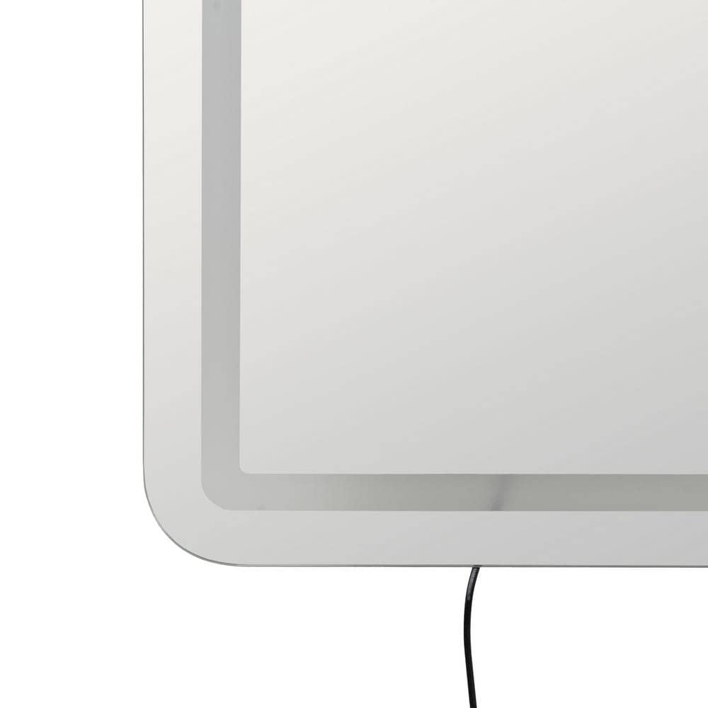 Espejo Rectangular con Luz LED 80 cm - Iluminación Táctil, Temperatura de 4500K, Incluye Anclaje y Cable para Enchufe Europeo - Imagen 5