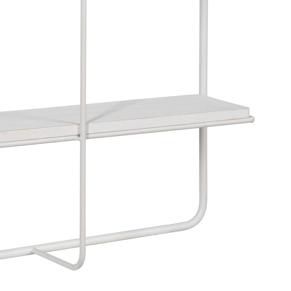 Estantería Blanca de Metal de 72 cm - Estante de Hierro con Medidas 45.5x11 cm para Almacenaje y Decoración - Imagen 5
