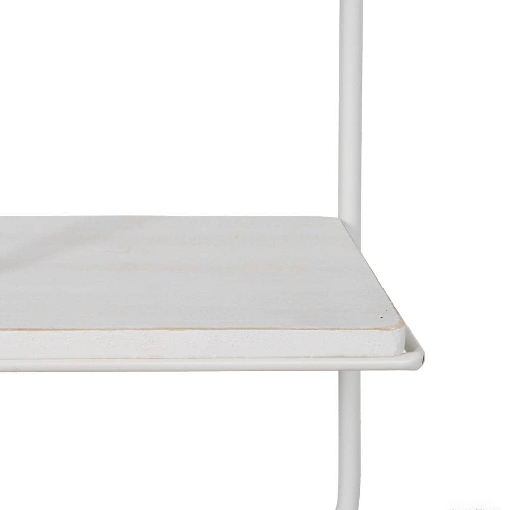 Estantería Blanca de Metal de 72 cm - Estante de Hierro con Medidas 45.5x11 cm para Almacenaje y Decoración - Imagen 6
