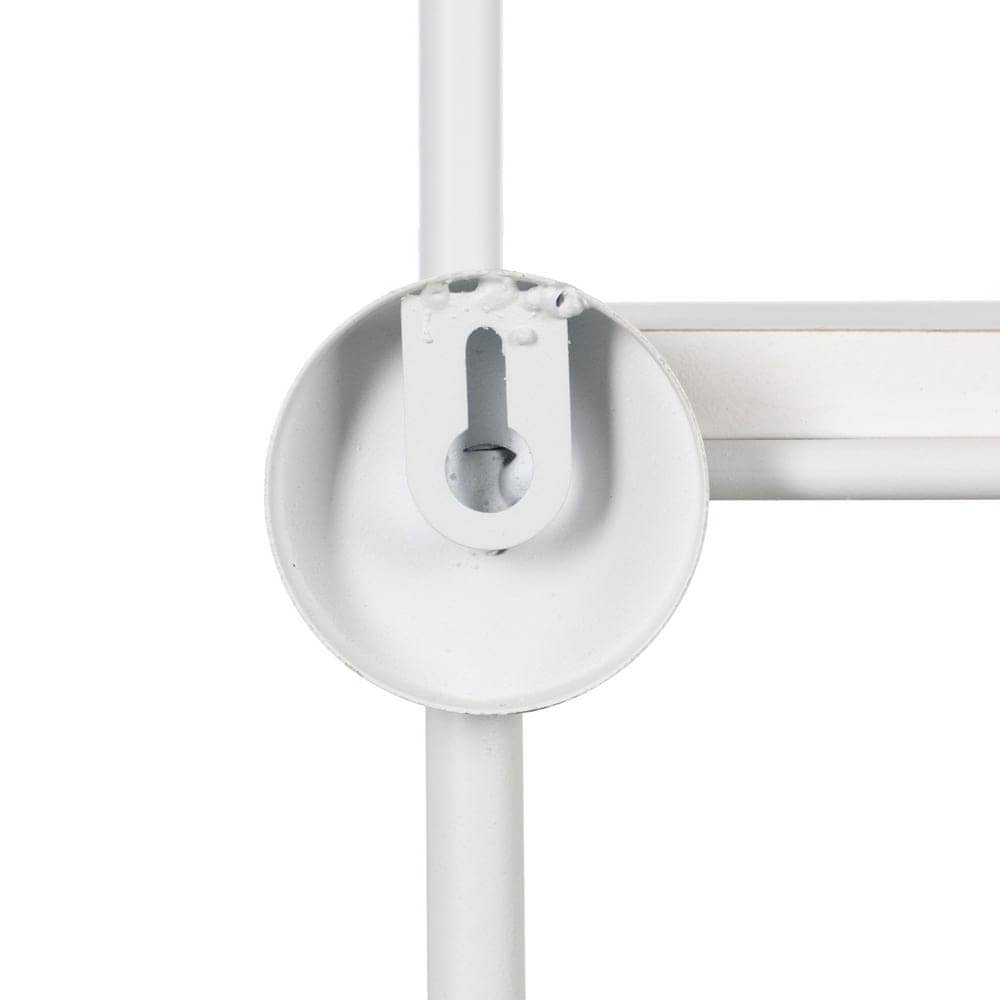 Estantería Blanca de Metal de 72 cm - Estante de Hierro con Medidas 45.5x11 cm para Almacenaje y Decoración - Imagen 7